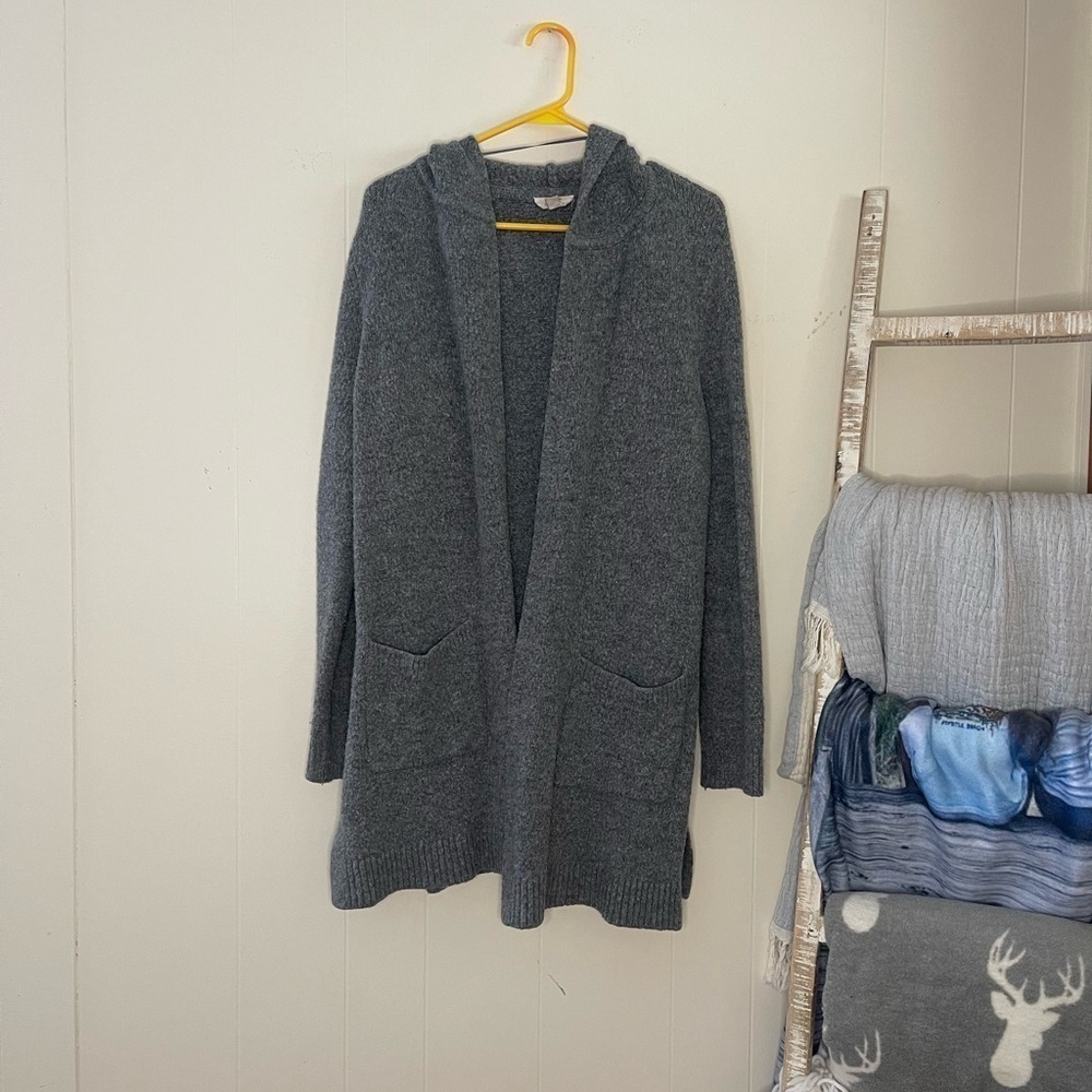 Loft Outlet Wool Lounge Cardigan - Size M, Gently Worn